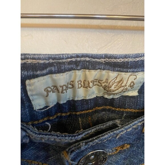 Vintage Y2K Paris Blues Jeans Sz.3 Straight Leg - Picture 3 of 4